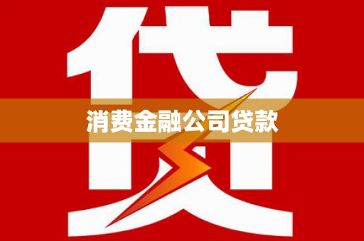 阜沙消费金融公司贷款