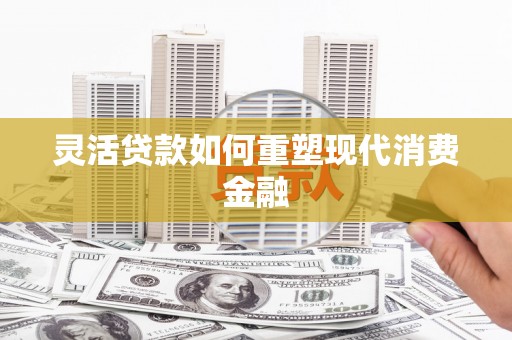 阜沙灵活贷款如何重塑现代消费金融