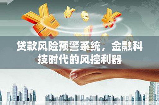 阜沙贷款风险预警系统，金融科技时代的风控利器