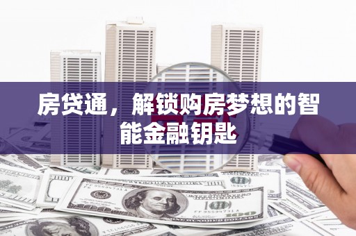 阜沙房贷通，解锁购房梦想的智能金融钥匙