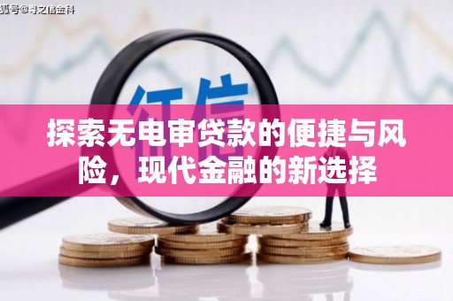 阜沙探索无电审贷款的便捷与风险，现代金融的新选择