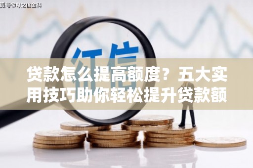 阜沙贷款怎么提高额度？五大实用技巧助你轻松提升贷款额度