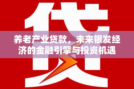 阜沙养老产业贷款，未来银发经济的金融引擎与投资机遇