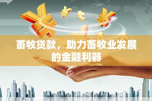阜沙畜牧贷款，助力畜牧业发展的金融利器