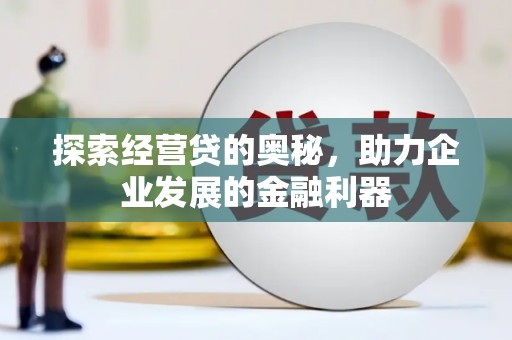 阜沙探索经营贷的奥秘，助力企业发展的金融利器