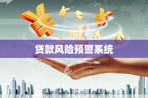 阜沙贷款风险预警系统