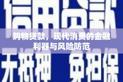 阜沙购物贷款，现代消费的金融利器与风险防范