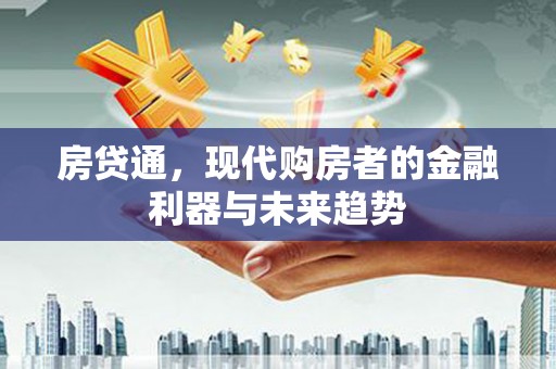 阜沙房贷通，现代购房者的金融利器与未来趋势