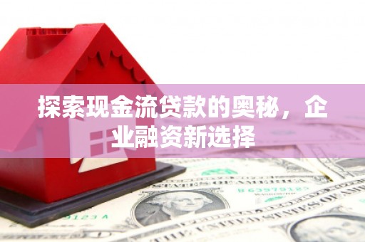 阜沙探索现金流贷款的奥秘，企业融资新选择