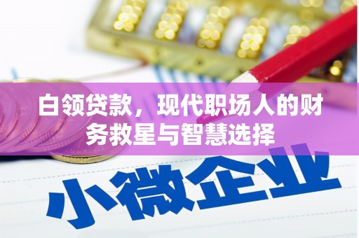 阜沙白领贷款，现代职场人的财务救星与智慧选择