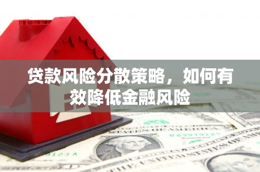 阜沙贷款风险分散策略，如何有效降低金融风险