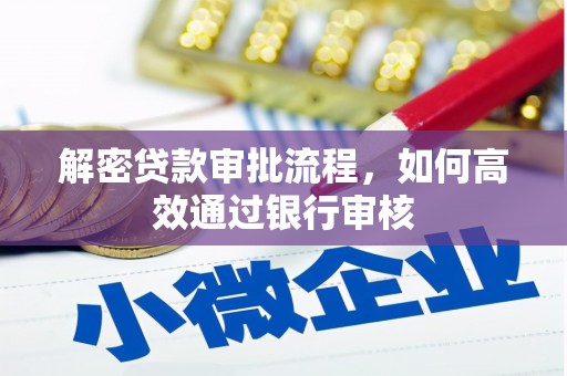 阜沙解密贷款审批流程，如何高效通过银行审核