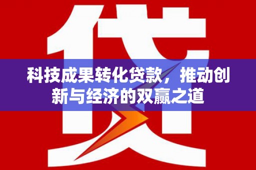 阜沙科技成果转化贷款，推动创新与经济的双赢之道