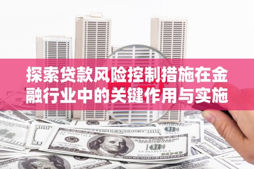 阜沙探索贷款风险控制措施在金融行业中的关键作用与实施策略