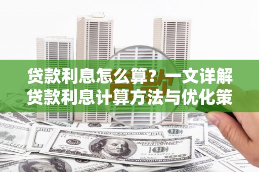 阜沙贷款利息怎么算？一文详解贷款利息计算方法与优化策略