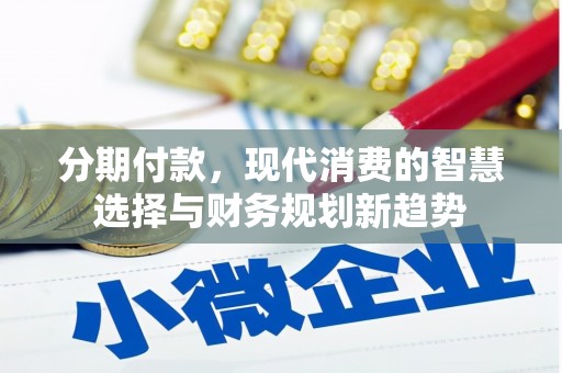阜沙分期付款，现代消费的智慧选择与财务规划新趋势