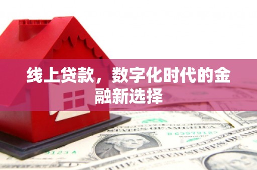 阜沙线上贷款，数字化时代的金融新选择