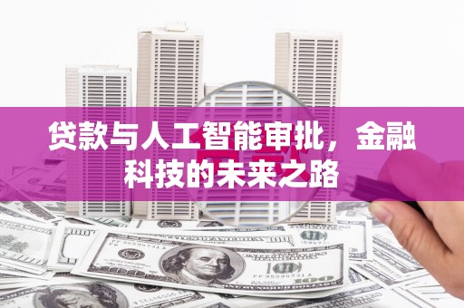阜沙贷款与人工智能审批，金融科技的未来之路
