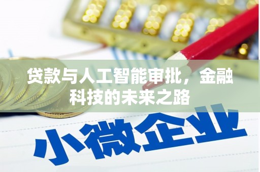 阜沙贷款与人工智能审批，金融科技的未来之路