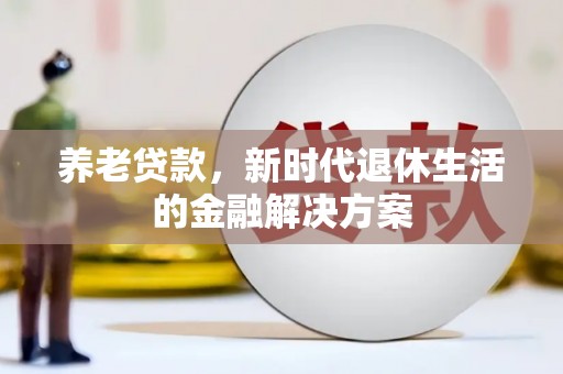 阜沙养老贷款，新时代退休生活的金融解决方案