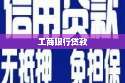 阜沙工商银行贷款