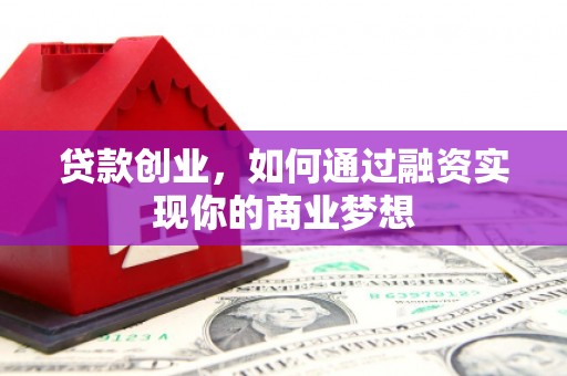 阜沙贷款创业，如何通过融资实现你的商业梦想