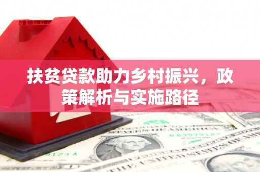 阜沙扶贫贷款助力乡村振兴，政策解析与实施路径