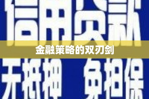 阜沙金融策略的双刃剑