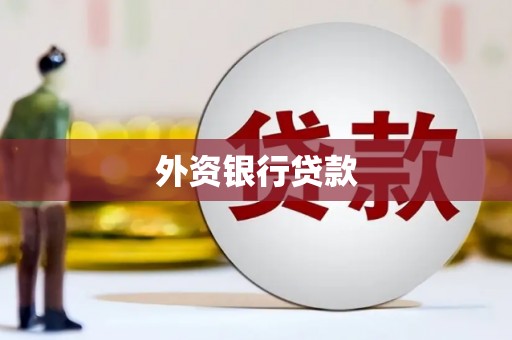 阜沙外资银行贷款