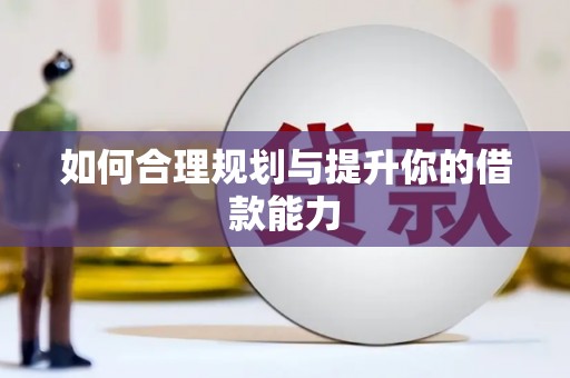 阜沙如何合理规划与提升你的借款能力